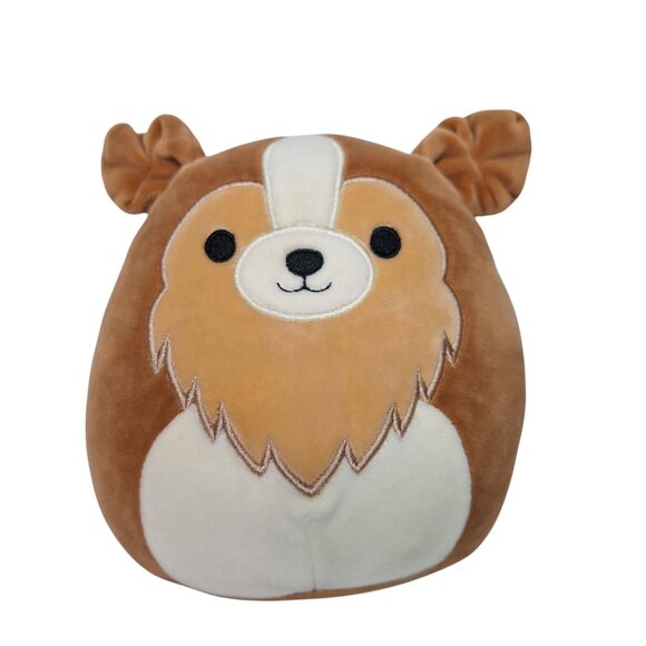 Squishmallows Andres Sheltie Dog Plush 8 Inch - Picture 1 of 7